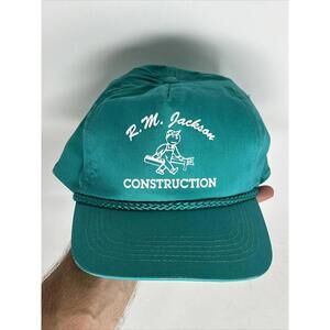Construction Vintage 90s SnapBack New Sample Real